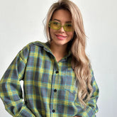 Kraciasta Flanelowa Koszula