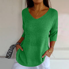 Luźny Elegancki Top