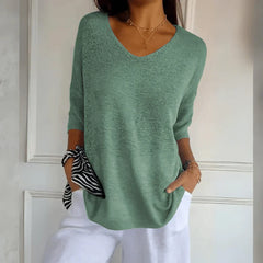 Luźny Elegancki Top
