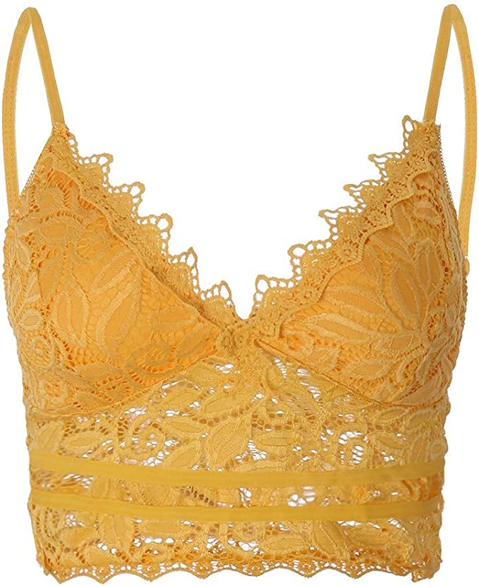 Uwodzicielski Koronkowy Braletka Crop Top