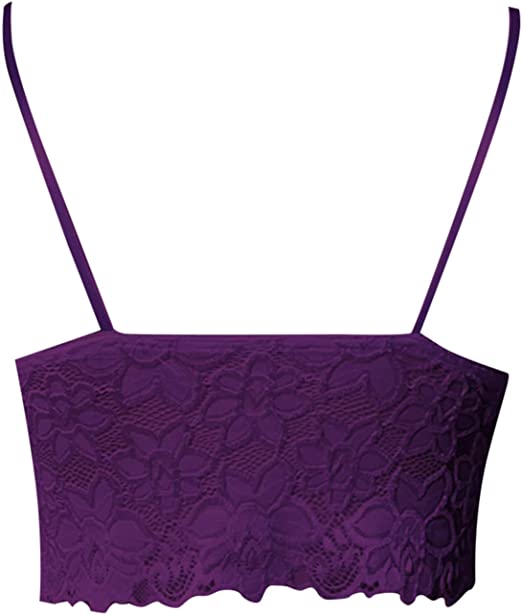 Uwodzicielski Koronkowy Braletka Crop Top