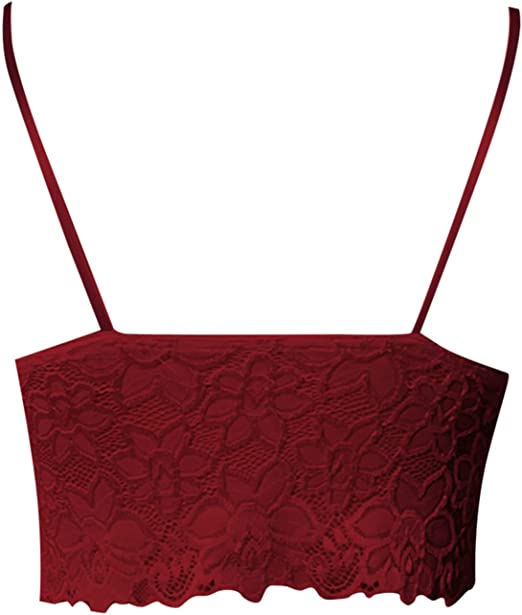 Uwodzicielski Koronkowy Braletka Crop Top
