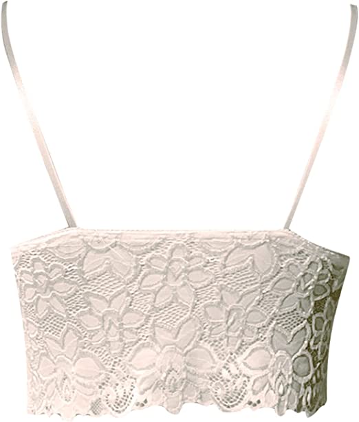 Uwodzicielski Koronkowy Braletka Crop Top