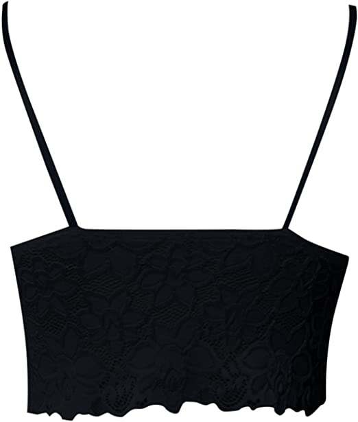 Uwodzicielski Koronkowy Braletka Crop Top