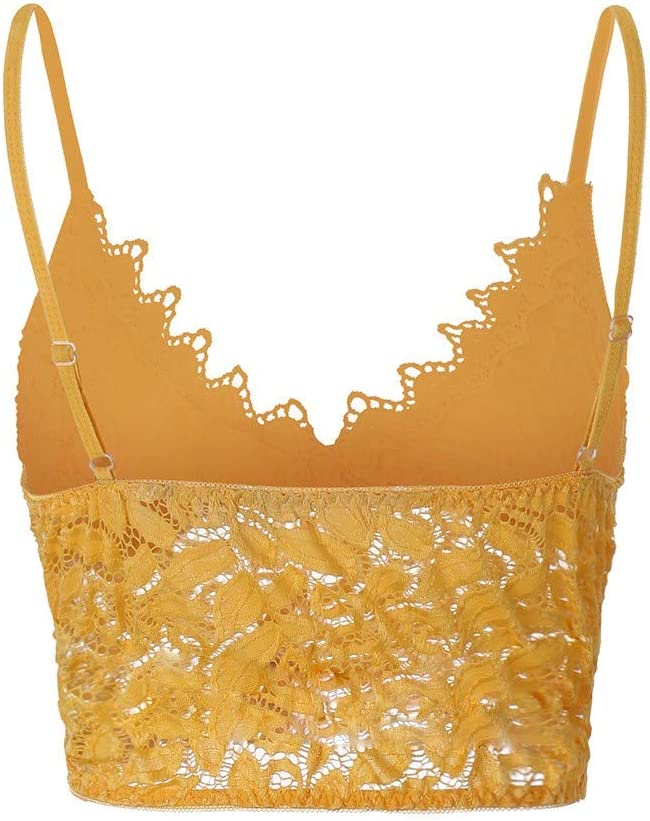 Uwodzicielski Koronkowy Braletka Crop Top
